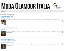 Tablet Screenshot of modaglamouritalia.com